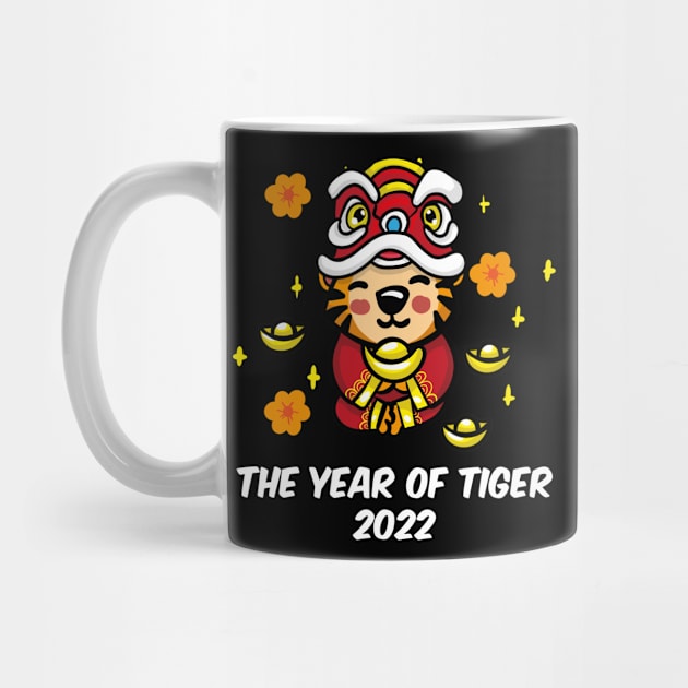 Cute Year Of The Tiger 2022 by LetsBeginDesigns